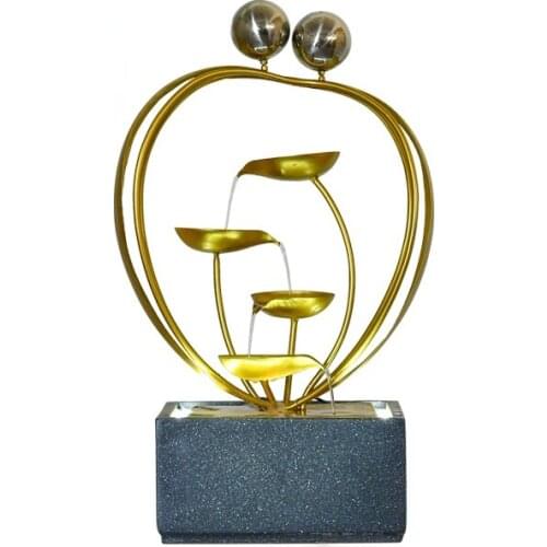 Modern Metal High-End Fountain Water Decoration Indoor Humidification Creative Waterscape