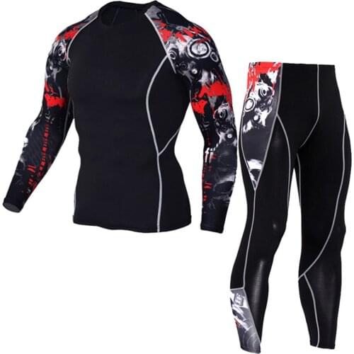 Casual Sports Suit New Mens Winter 2 Pc Sweatshirts Sweatpants Running Sportswear Male Fashion Fitness Football Tracksuit Set