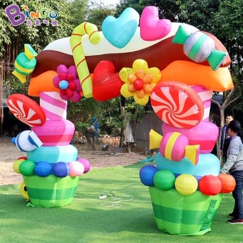 Event Decoration 4x3 Meters Inflatable Arch For Sale / Outdoor Use Colorful Archway Balloons - Toys
