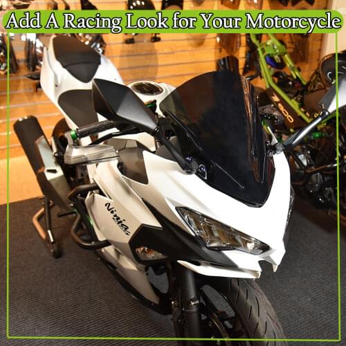 Ninja250 Ninja400 windshield For 2018 2019 2020 Kawasaki Ninja 250 400 Accessories Wind Shield Screen Deflectors Protector