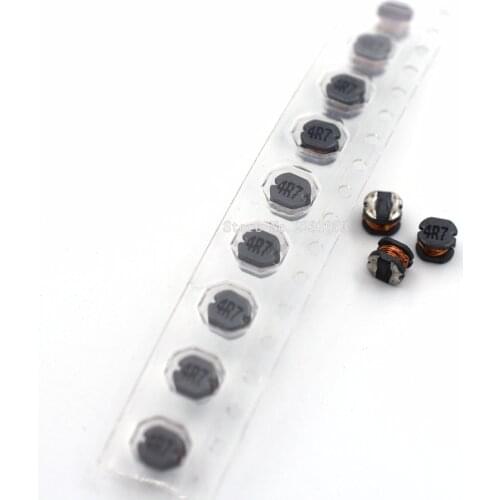 10PCS/LOT CD43 4.7uH 4.7UH 4R7 SMD Power Inductor 4.5*4.0*3.2mm SMD Inductance