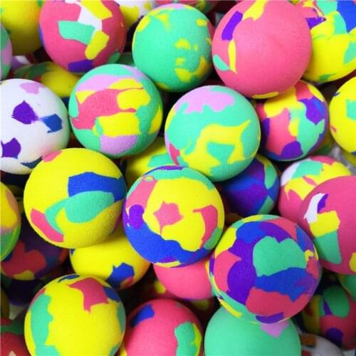 100 PCS/LOT diameter 30mm or 40mm Cal Reusable Rubber EVA Training Balls Paintballs very light
