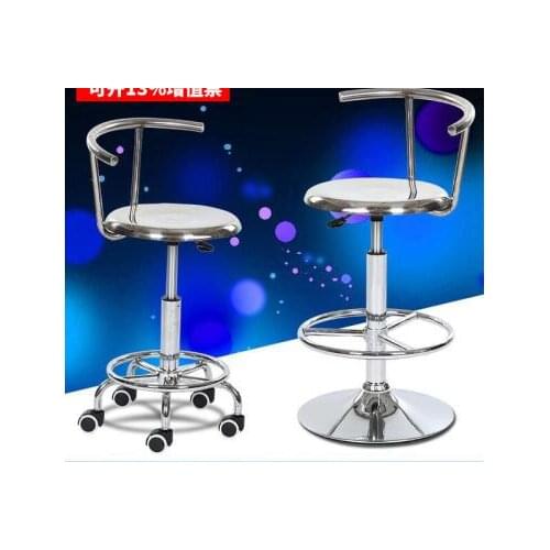 304 stainless steel back lift bar chair school laboratory medical stool dust-free workshop assembly line chair