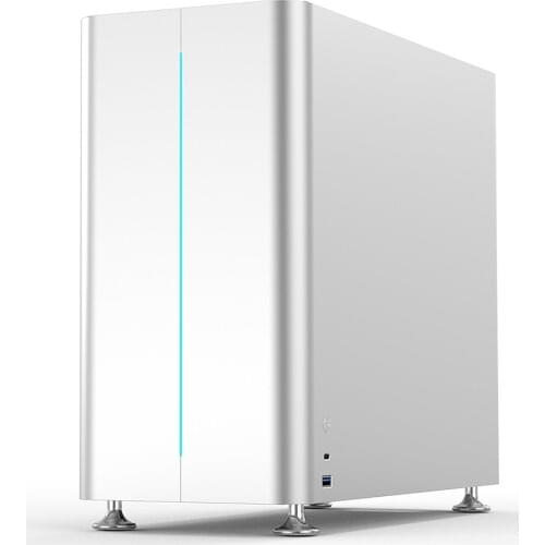 Braveman ZZAW Aluminum Mini MATX Case C6 PC case Desktop Chassis DIY PC case with DIY Installation for gaming, home and