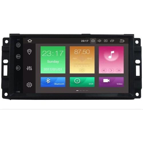 Car Monitor DVD Player For Wrangler Compass Grand Cherokee 2008-2011 With GPS Navigation Multimedia radio steering wheel BT DVR