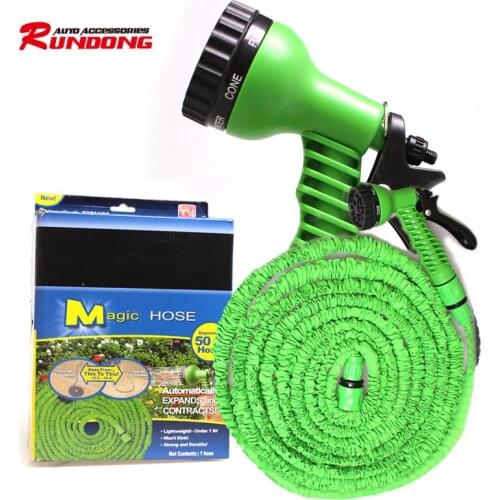 Car washing water gun household high-pressure telescopic hose gun head spray watering tool set