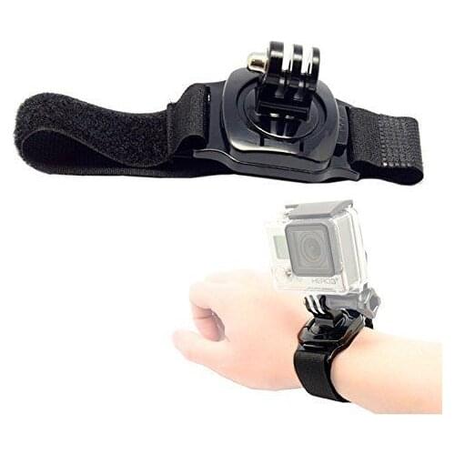 360 Degree Rotation Wrist Hand Strap Band Holder w/ Mount for Gopro Hero 2 3 3