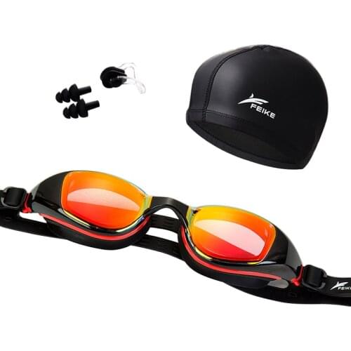 Electroplate Anti-UV Swimming Glasses Anti Fog Waterproof Unisex Diving Goggles Silicone Swim Eyewear Colorful Swim Accessories