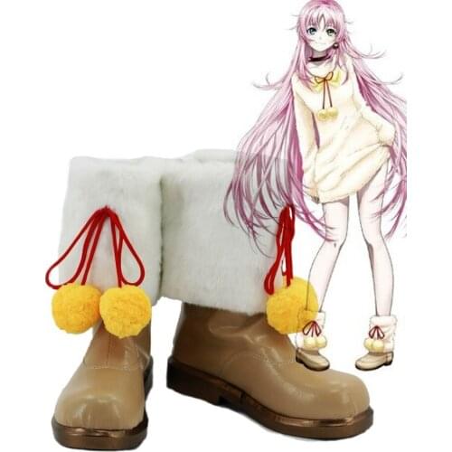 K RETURN OF KINGS Anime Neko Cosplay Shoes Boots Custom Made 3
