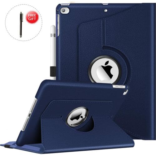 360 Degree Rotating Case for iPad Air 2 Air 1 9.7'' Smart Leather Stand for iPad 9.7 2018 2017 Case 5 6 5th 6th Generation Funda
