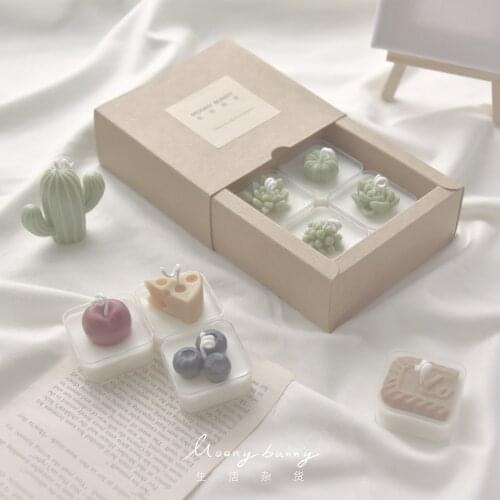 Creative Romantic Candle Cute Fragrance Wedding Nordic Tea Soy Candle Set Jars Handmade Swieca Zapachowa Home Decor DE50LZ