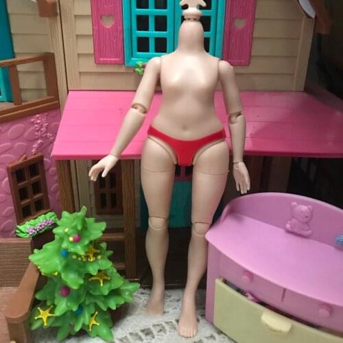 New 18 Joints White SO Body 1/6 Doll Body Figure Kids DIY Dressing White Doll Toys 26CM Tall For Big Fashion Sister Body