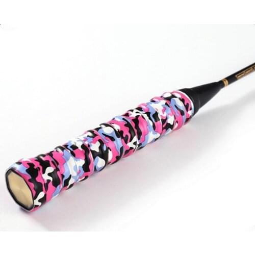 Outdoor Sports Sweatband Camouflage Tennis Racket Grip Anti-skid Tape Overgrip Fishing Rods Sweatband Badminton Accessories Part