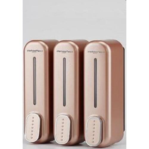 350ml -1050ml Wall Mount Shower Soap Dispenser with a Lock ABS Plastic Liquid Shampoo Vessel for Bathroom Washroom