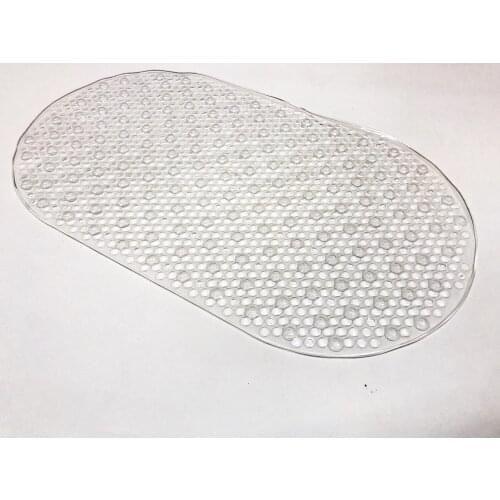 Anti-Slip Suction Cup Mat 40X70CM White For Bathroom Tub Shower Cabin