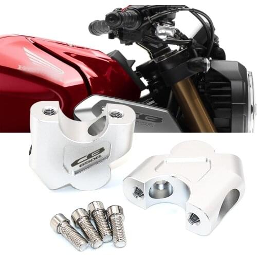 Motorcycle Handlebar Riser Up Backs Moves Bracket Kit Handle Bar Riser Mount Clamp For Honda CB650R CBR650R CB650F 2019 2020