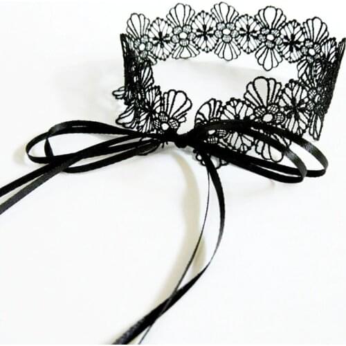 Sexy Lace Water-soluble Flower Necklace Collar Clothing Accessories Jewelry Cute Lace Neck Ring Torques