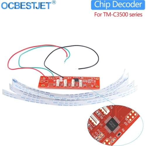 SJIC22P SJIC23P SJIC24P Cartridges Chip Decoder Colorworks C3500 C3510 C3520 For Epson TM-C3500 TM-C3510 TM-C3520 Label Printer