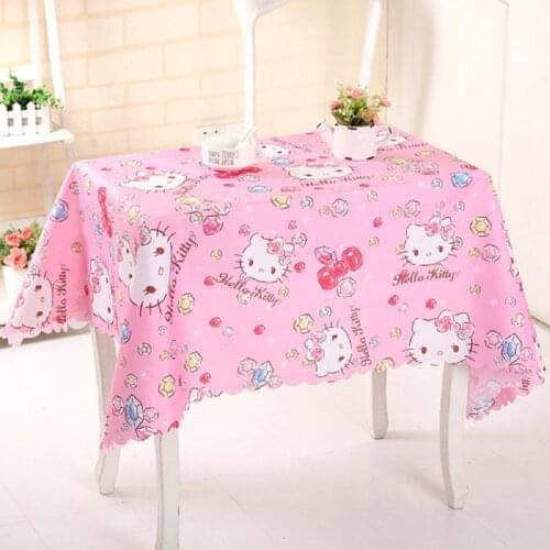 HelloKitty table cloth book tablecloth tea table cloth printed tablecloth wedding thickening picnic cloth washable tablecloth
