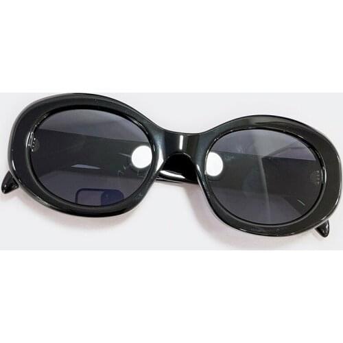 Retro Round Sunglasses Women Ins Black Fashion Candy Color Eyewear Men Square Sun Glasses Shades UV400