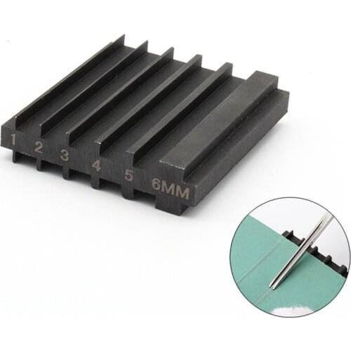 Steel Double side Repair tool for Sharpening Knife Wide Shovel Cutting Leather Thinner Edge Skiving Tool Leathercraft Accesories