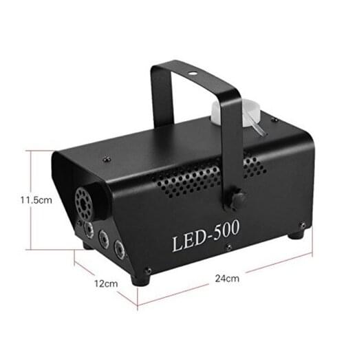 High quality Free shipping LED 500W fog machine with RGB remote control for DJ Disco Party Club and wedding stage effect machine