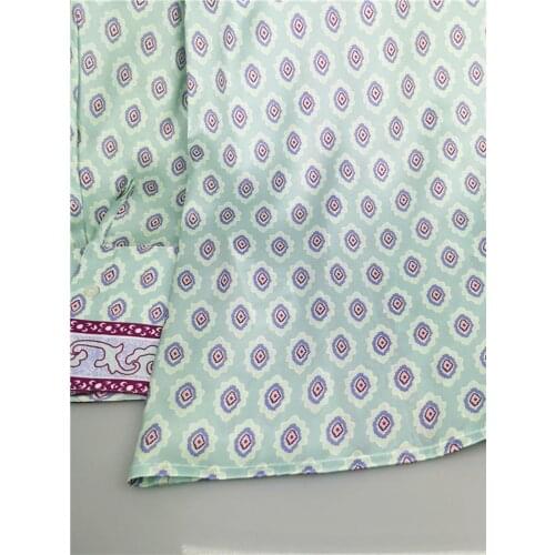 2020 Spring and Summer New Geometric Pattern Printing OL Commuter Elegant Long-sleeved Shirt Top