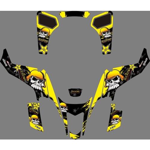 1005 Motorcycle Team Graphic & Backgrounds Decal Stiker Kits for SUZUKI LTZ400 2003 2004 2005 2006 2007 2008