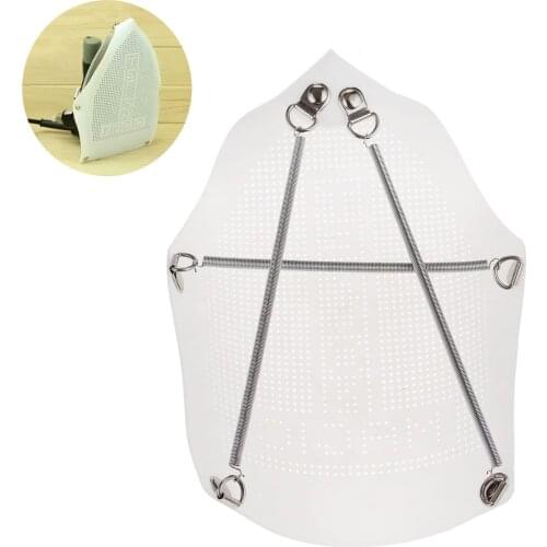 1x Household Iron Shoe Cover Ironing Aid Board Protect Fabrics Cloth Heat Made With PTFE 17*22.5cm