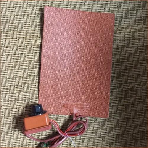 400*300mm 300W 12V Temperature controller (50~200degrees) silicone heating plate