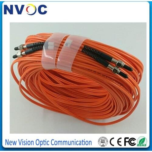 5Pcs/Lot,SMA-SMA MM(62.5/125) Duplex 20M,Ceramic Ferrule,PVC Jacket,3.0 mm SMA Fiber Optic Patch Cord/Fiber Optic Jumper