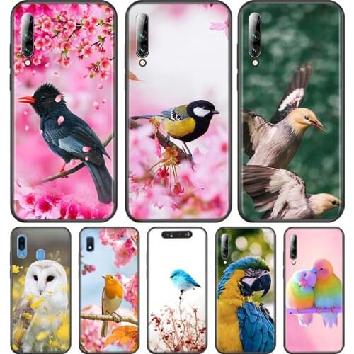 Spring Flower Birds For Samsung Galaxy A90 A80 A70 A70S A60 A50 A40 A30 A30S A20S A20E A2Core A10 A10E A10S Phone Case