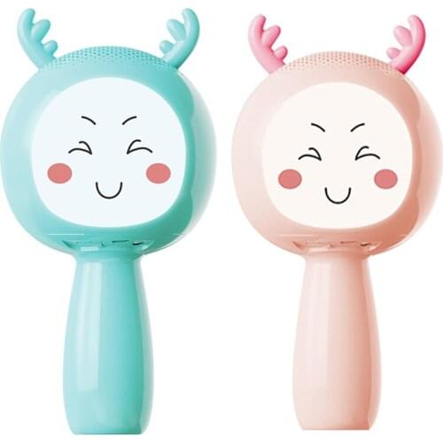 Childrens Microphone Wireless Karaoke Microphone With LED Dancing Light Magic Sound Childrens Gift