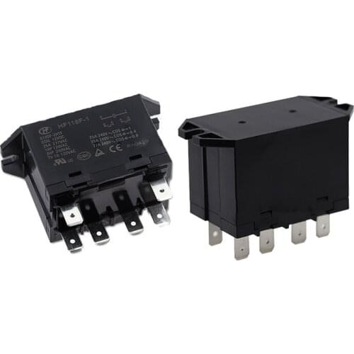 HOT NEW 12V relay HF116F-1-012DF-2HTF HF116F 1 012DF 2HTF HF116F1012DF2HTF Two sets of normally open 12VDC DC12V 12V 25A 6PIN