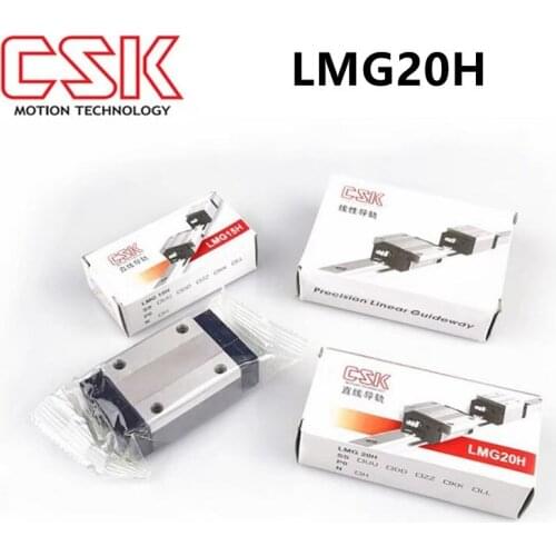 Original Taiwan CSK linear guide block LMG20H Slider Blocks Linear Guideway Carriage