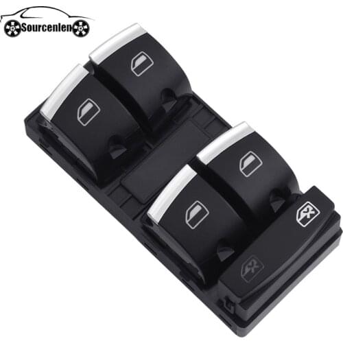 Power Window Control Switch Button For Audi A3 8P A4 S4 RS4 B6 B7 A6 S6 RS6 C6 Q7 4F0959851H/4F0 959 851H
