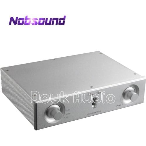 Nobsound Aluminum Enclosure Preamplifier Chassis DIY Cabinet Box Case House