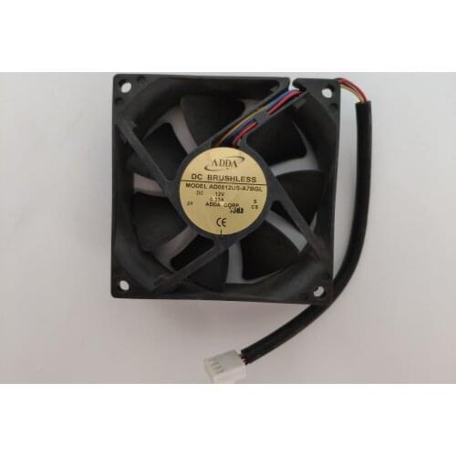 New Original ADDA AD0812UX-A7BGL sq80x80x25mm 12V 0.33A Server - Square Fan Cooling Fan