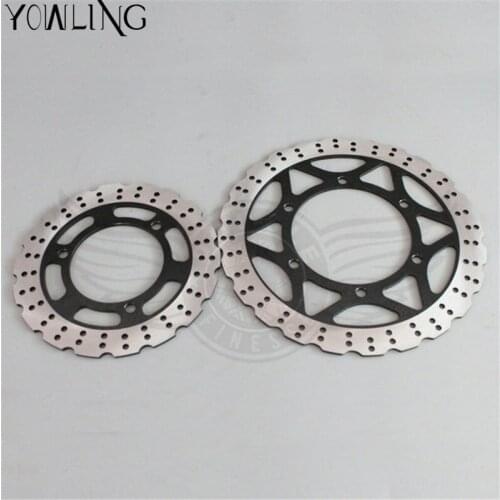 New brand motorcycle Accessories Front 290MM & Rear 220MM Brake Disc Rotor for KAWASAKI EX250 NINJA 250 2008 2009 2010 2011 2012