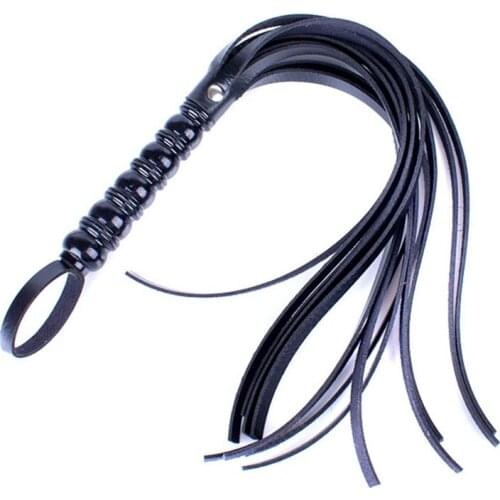 PVC Leather Sexy Whip Bondage Adult Games Cosplay Sex Slave Fetish Bdsm Sex Punishment Flogger Flirting Erotic Toys for Couples