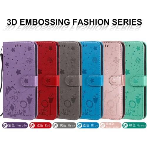 Bee PU Leather Book Phone Cover For telefon Redmi Note 8 Carcasa Case Luxury Cases Covers Protect Xiaomi Redmi Note 8 para Pouch