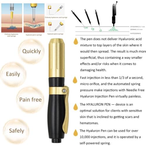 Thestrongest 2+1efficacy injection of hyaluronic acid pen to remove wrinklesreducefacial fine lines, and tighten skin0.5ml/0.3ml
