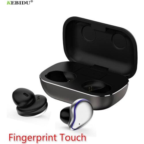 TWS Bluetooth5.0 Wireless Headphones Noise Cancel Earphone Waterproof With Mic Sports Headsets Touch Control Phone Call Earbuds