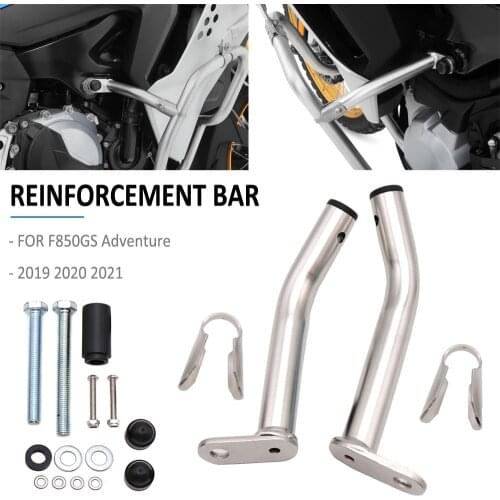 Motorcycle Reinforcement Crash Bar Engine Protection Guard Bars Bumper For BMW F 850 GS F850GS F850 GS ADV ADVENTURE 2019 - 2021