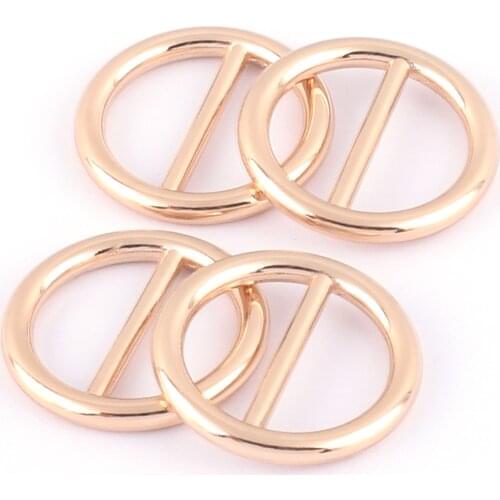 1''inch Light Gold Adjuster buckle Round Metal Slide Buckle adjuster slide buckle Strap buckle Strap slider strap adjuster