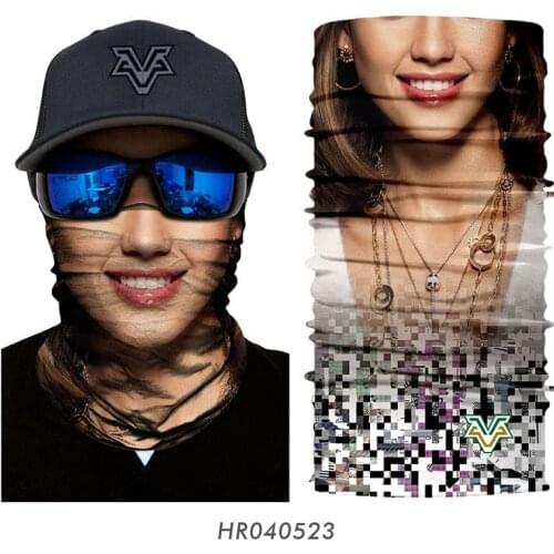 3D Seamless Bandana Motorcycle Ski Masks Face Shield Superhero Balaclava Neck Tube Outdoors Cycling Magic Bandanas Sports Scarf