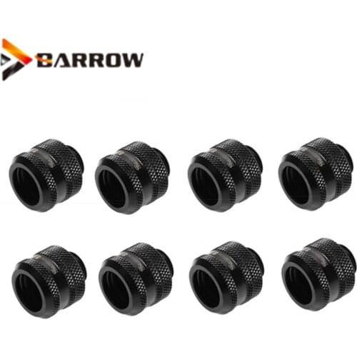 8 barrow heat sinks, black, silver, white, gold G1 / 4" 12mm / 14mm / 16mm manual compression joint hard tube, water cooling DIY