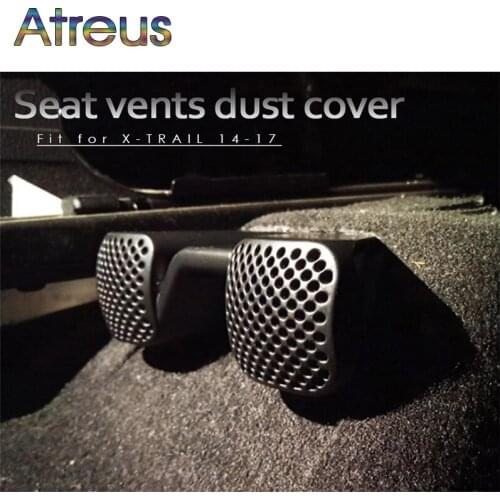 Atreus 2pc Car Seat Air Conditioner Air Outlet Protective Cover For Nissan Qashqai J11 Accessories Nissan x-trail t32 2014-2018