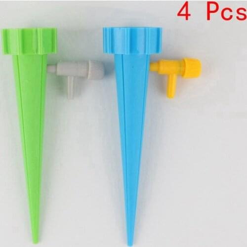 4 Pcs Adjustable Automatic Plant Waterers Drip Irrigation Plant Waterer Accessories Water Seepage Device Houseplant Watering