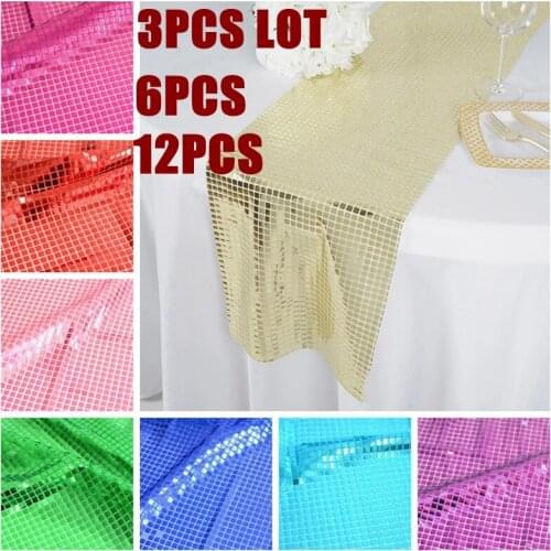 More Beauti Sequin Table Runner Glitter Tablecloth Runners For Banquet Wedding Party Hotel Decoration